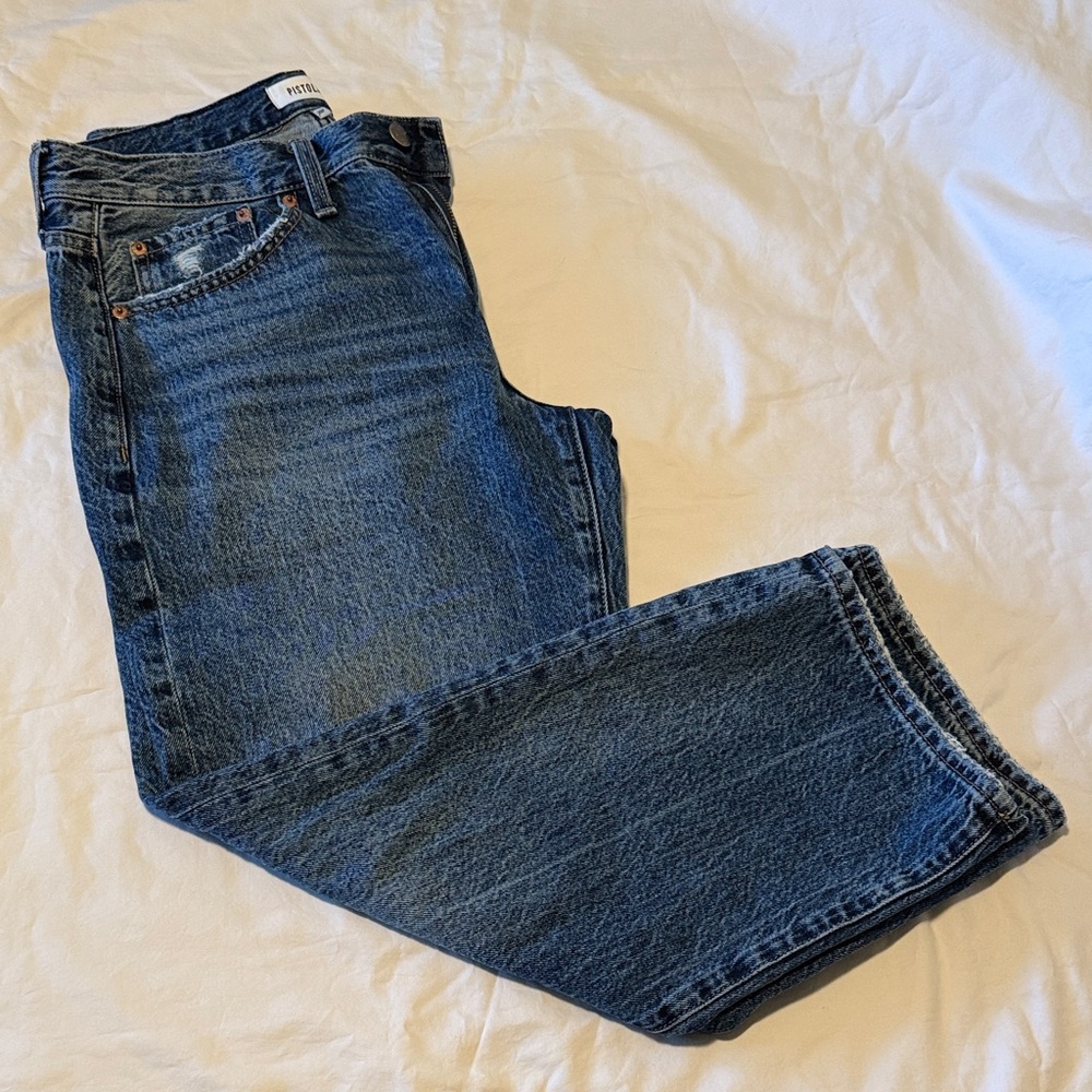 Pistola Lexi Bowed Midrise Jeans